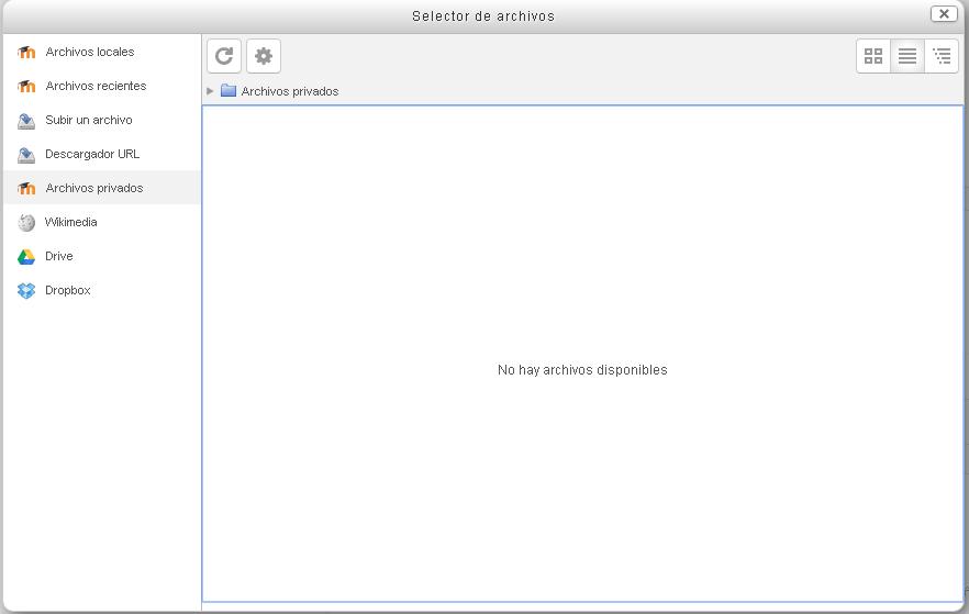 Selector de archivos